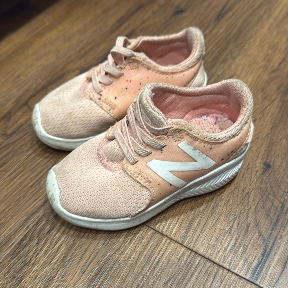 New Balance pink shoes size 5.5 toddler